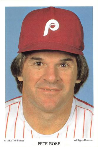 1983 Tastykake Philadelphia Phillies #NNO Pete Rose Front
