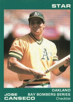 1988 Star Jose Canseco Bay Bombers Series #1 Jose Canseco Front