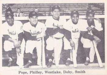1975 TCMA 1954 Cleveland Indians #NNO Larry Doby / Dave Philley / Dave Pope / Al Smith Front