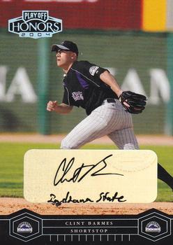 2004 Playoff Honors - Signature Silver #68 Clint Barmes Front
