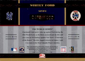 2004 Donruss World Series - MVP #MVP-1 Whitey Ford Back