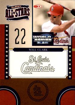 2004 Donruss World Series - Playoff All-Stars #PAS-10 Will Clark Front