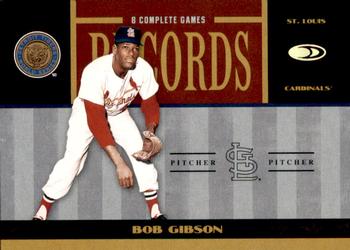2004 Donruss World Series - Records #RECORDS-4 Bob Gibson Front