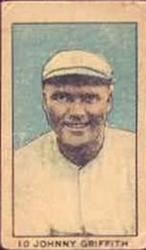 1920 W519-1-1 Strip Cards Type 1 Numbered #10 Tommy Griffith Front