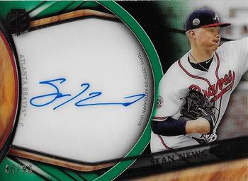 2018 Topps Tribute - Autographs Green #TA-SN Sean Newcomb Front