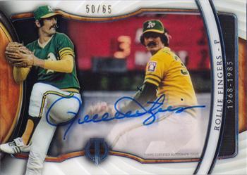 2018 Topps Tribute - Generations of Excellence Autographs #GOE-RF Rollie Fingers Front
