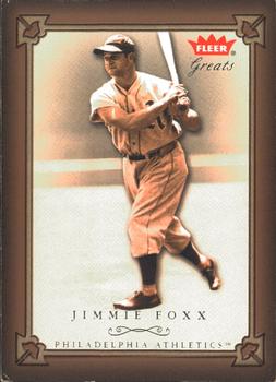2004 Fleer Greats of the Game #4 Jimmie Foxx Front