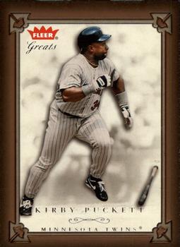 2004 Fleer Greats of the Game #68 Kirby Puckett Front
