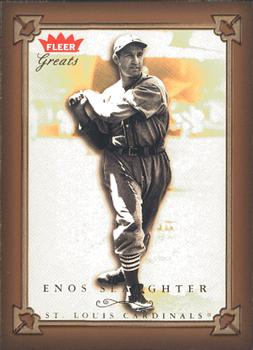 2004 Fleer Greats of the Game #97 Enos Slaughter Front