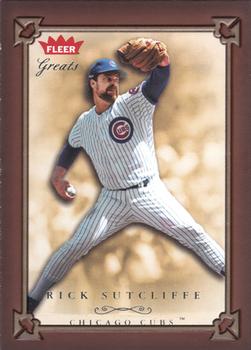 2004 Fleer Greats of the Game #144 Rick Sutcliffe Front