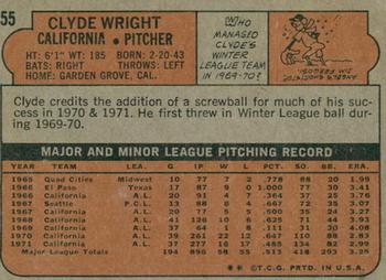 2014 Topps - 75th Anniversary Buybacks 1972 #55 Clyde Wright Back