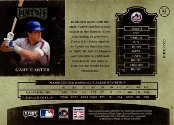 2004 Playoff Prime Cuts II - Century Silver #95 Gary Carter Back