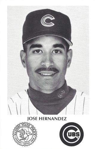 1995 Chicago Cubs Police #NNO Jose Hernandez Front