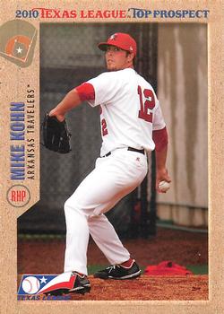 2010 Grandstand Texas League Top Prospects #NNO Mike Kohn Front