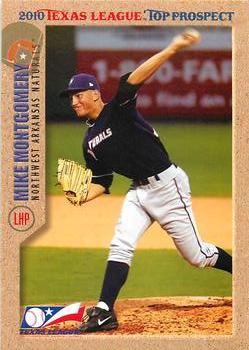 2010 Grandstand Texas League Top Prospects #NNO Mike Montgomery Front