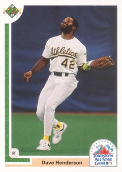 1991 Upper Deck Final Edition #88F Dave Henderson Front