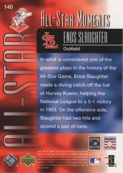 2004 SP Authentic #140 Enos Slaughter Back