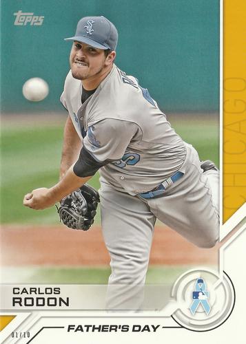 2017 Topps Topps Salute 5x7 - Gold 5x7 #S-53 Carlos Rodon Front