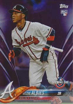 2018 Topps Opening Day - Purple #13 Ozzie Albies Front