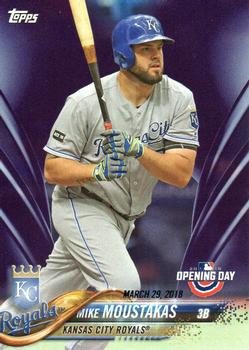 2018 Topps Opening Day - Purple #55 Mike Moustakas Front