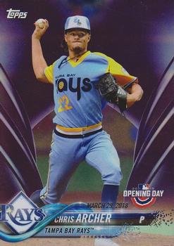2018 Topps Opening Day - Purple #99 Chris Archer Front