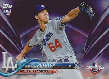 2018 Topps Opening Day - Purple #132 Walker Buehler Front