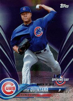 2018 Topps Opening Day - Purple #199 Jose Quintana Front