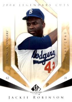 2004 SP Legendary Cuts #52 Jackie Robinson Front