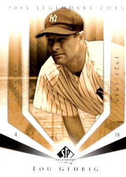 2004 SP Legendary Cuts #73 Lou Gehrig Front