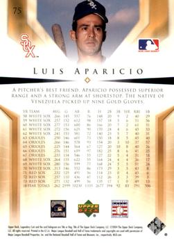 2004 SP Legendary Cuts #75 Luis Aparicio Back