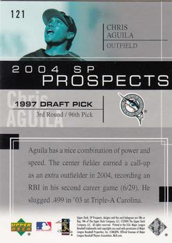 2004 SP Prospects #121 Chris Aguila Back