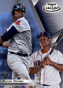 2018 Topps Gold Label #1 Rafael Devers Front