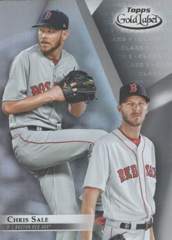 2018 Topps Gold Label #21 Chris Sale Front