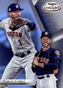 2018 Topps Gold Label #46 Carlos Correa Front