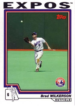 2004 Topps #244 Brad Wilkerson Front