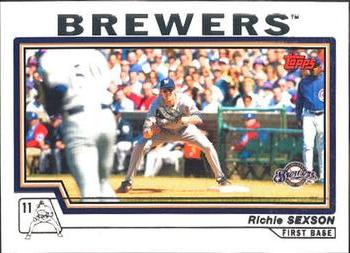 2004 Topps #29 Richie Sexson Front