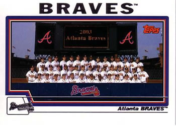 2004 Topps #640 Atlanta Braves Front