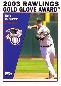 2004 Topps #700 Eric Chavez Front