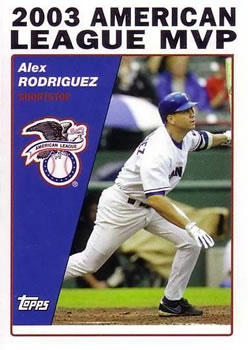 2004 Topps #716 Alex Rodriguez Front