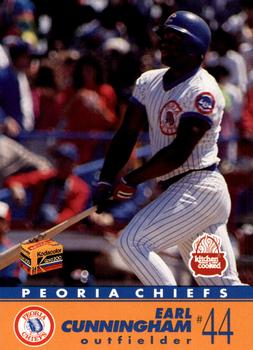 1991 Peoria Chiefs #24 Earl Cunningham Front