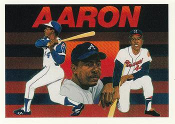 1991 Upper Deck - Baseball Heroes: Hank Aaron #27 Hank Aaron Front