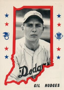 1976 ISCA Hoosier Hot-Stove All-Stars #14 Gil Hodges Front