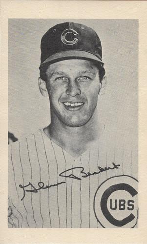 1972 Chicago Cubs Black and White Picture Pack B #NNO Glenn Beckert Front
