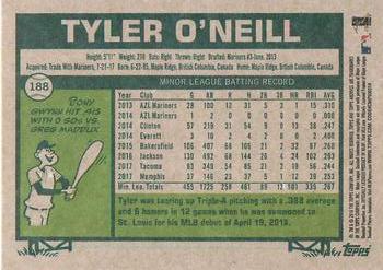 2018 Topps Archives #188 Tyler O'Neill Back