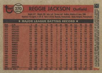 2018 Topps Archives #270 Reggie Jackson Back
