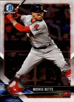 2018 Bowman Chrome #7 Mookie Betts Front