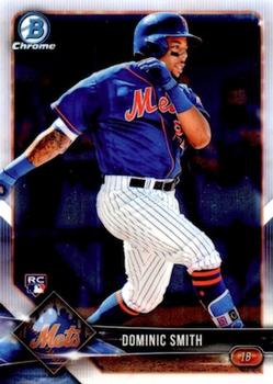 2018 Bowman Chrome #44 Dominic Smith Front