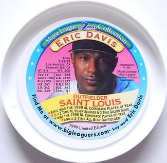 1999 FroZsnack's Highscreamers Lids #NNO Eric Davis Front