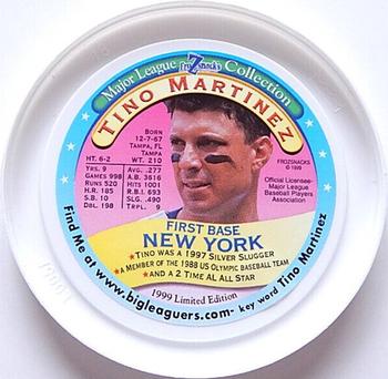 1999 FroZsnack's Highscreamers Lids - Orange Lid #NNO Tino Martinez Front