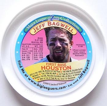 1999 FroZsnack's Highscreamers Lids - Blue Lid #NNO Jeff Bagwell Front